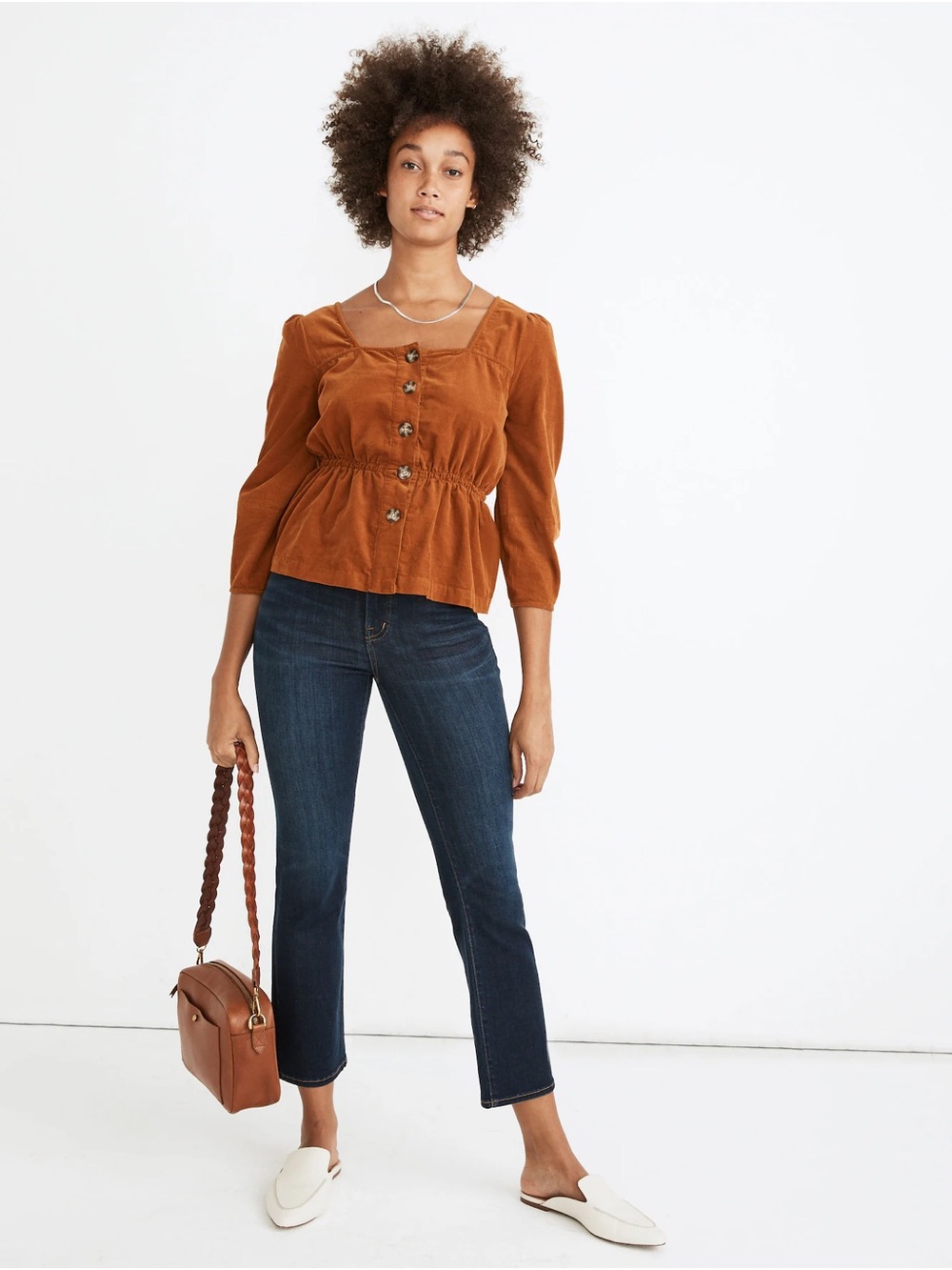 Madewell Cali Demi-Boot Jeans Larkspur Dark Wash Size 26 Short
